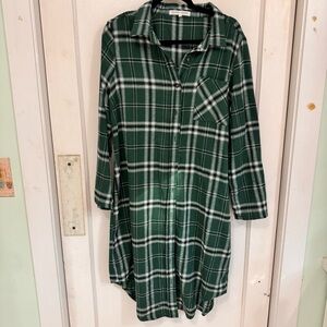 Flannel dress/tunic XL